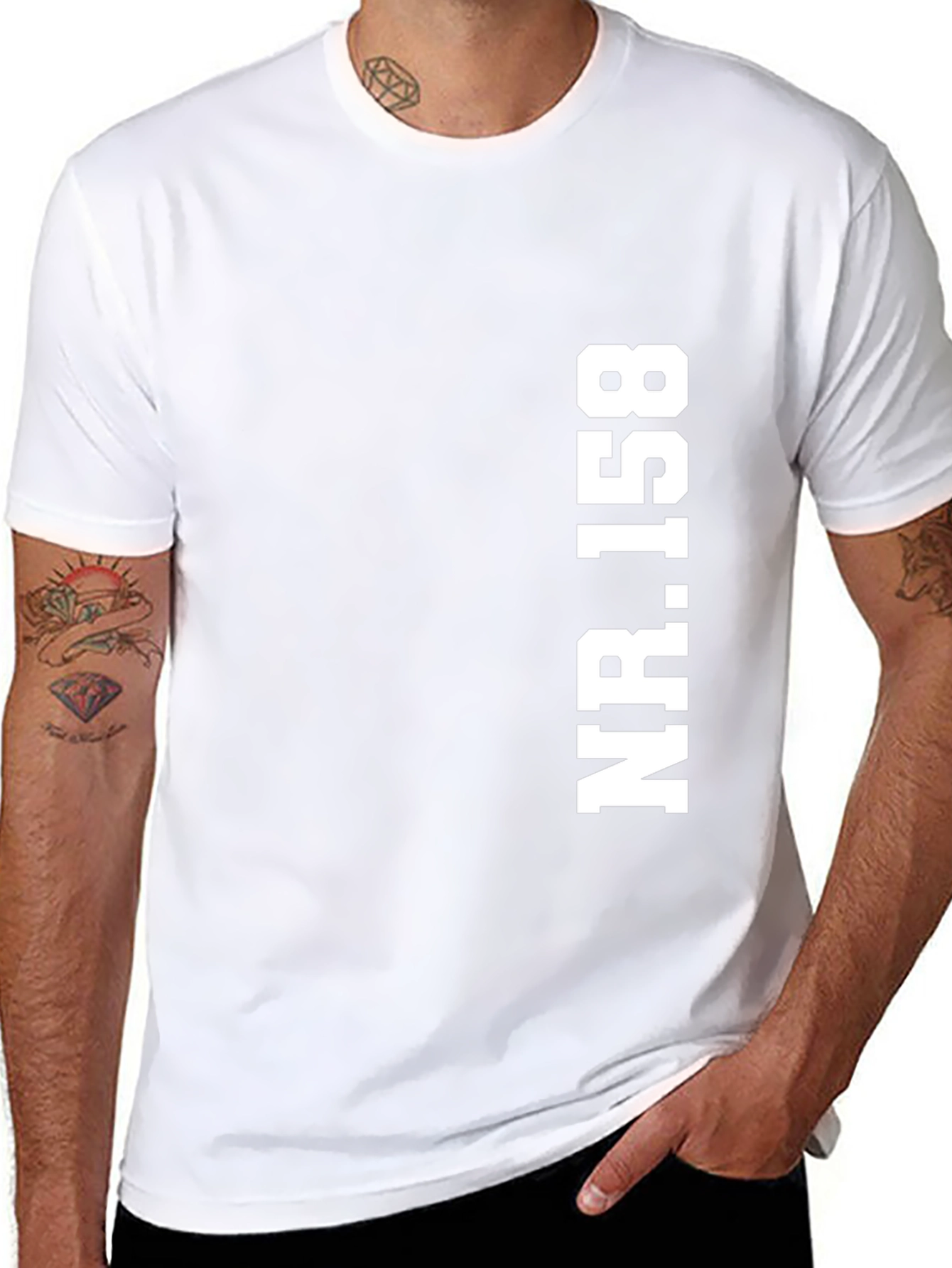 NR.158 Graphic Tee - Modern Style