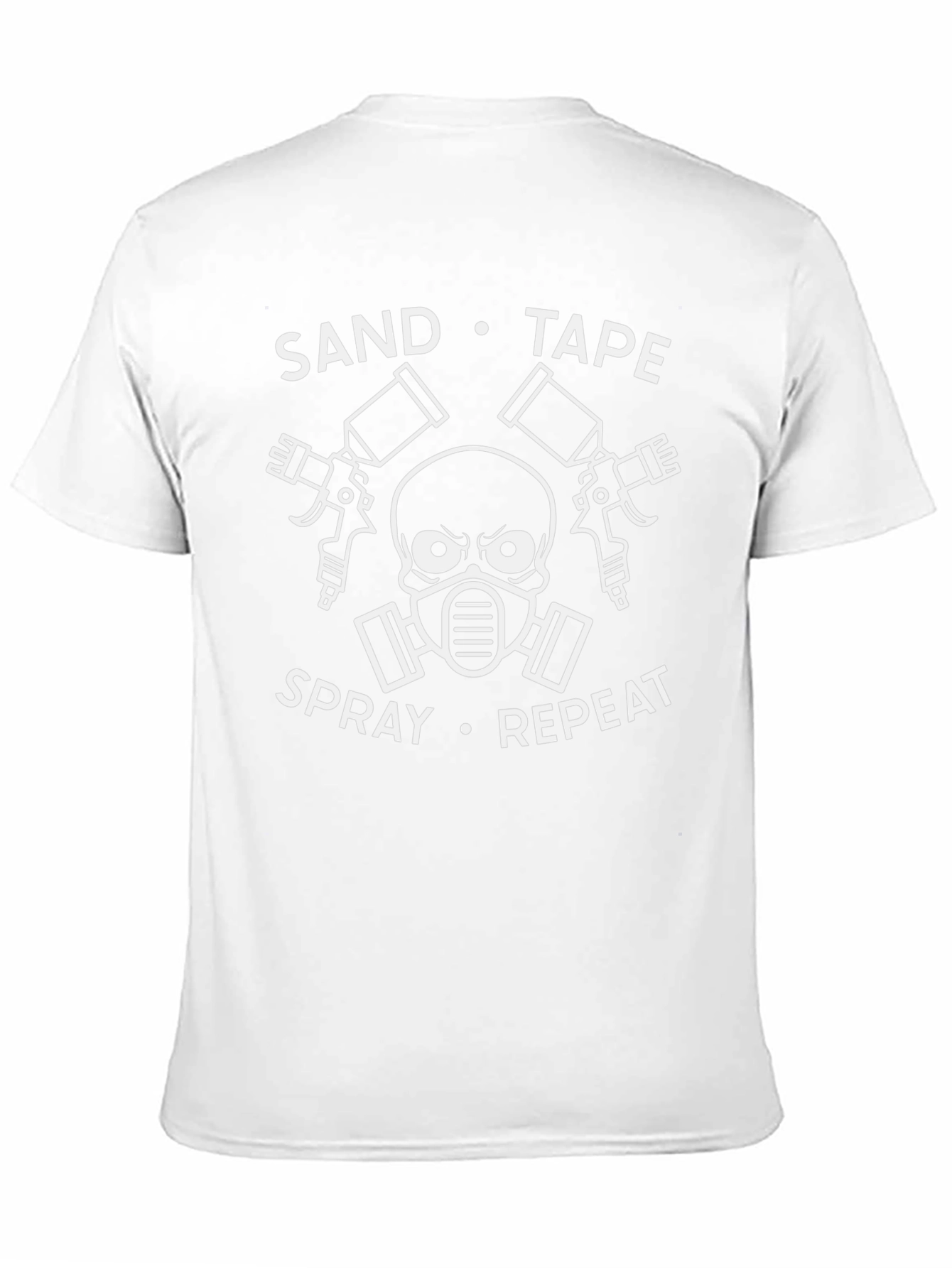 Sand Tape Spray Repeat Graphic Tee