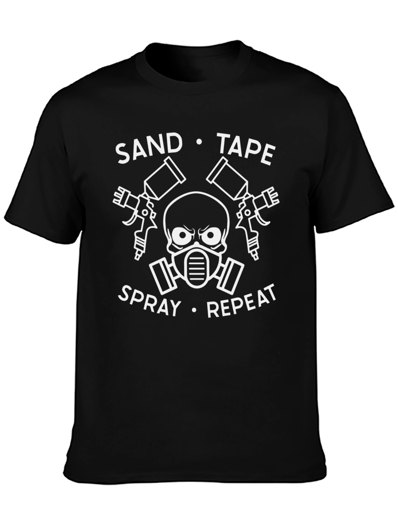 Sand Tape Spray Repeat Graphic Tee