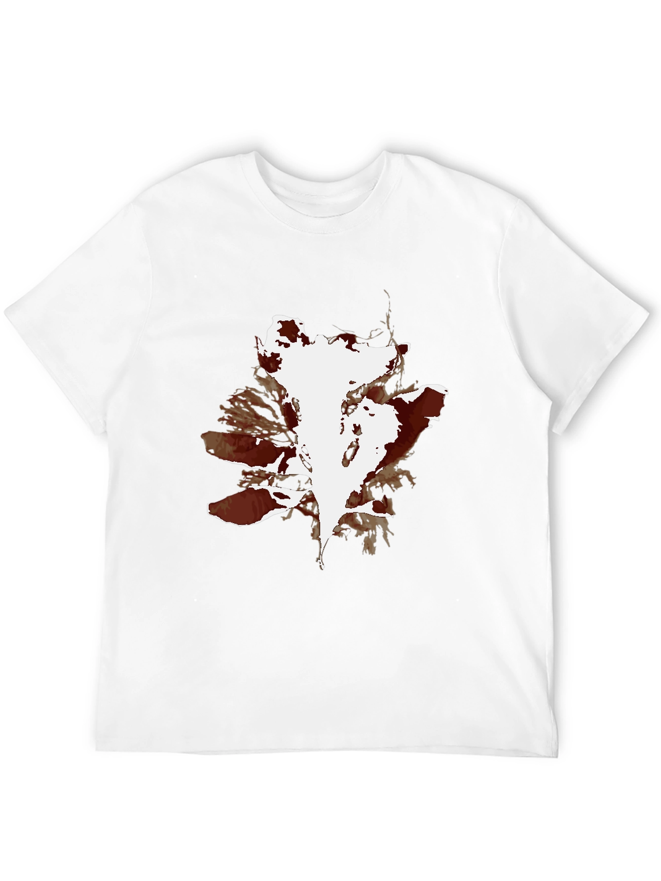 Abstract Print Black T-Shirt