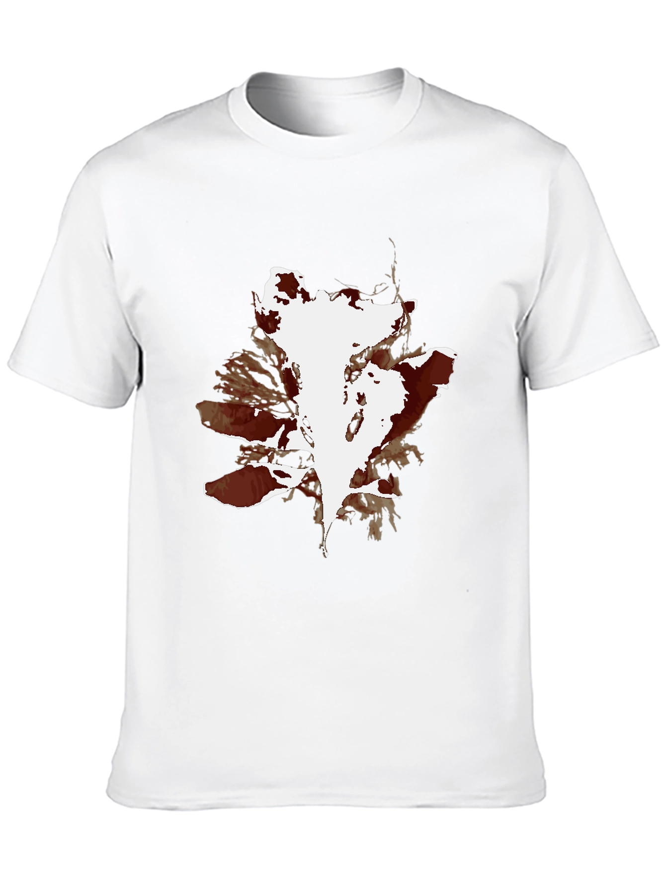 Abstract Print Black T-Shirt