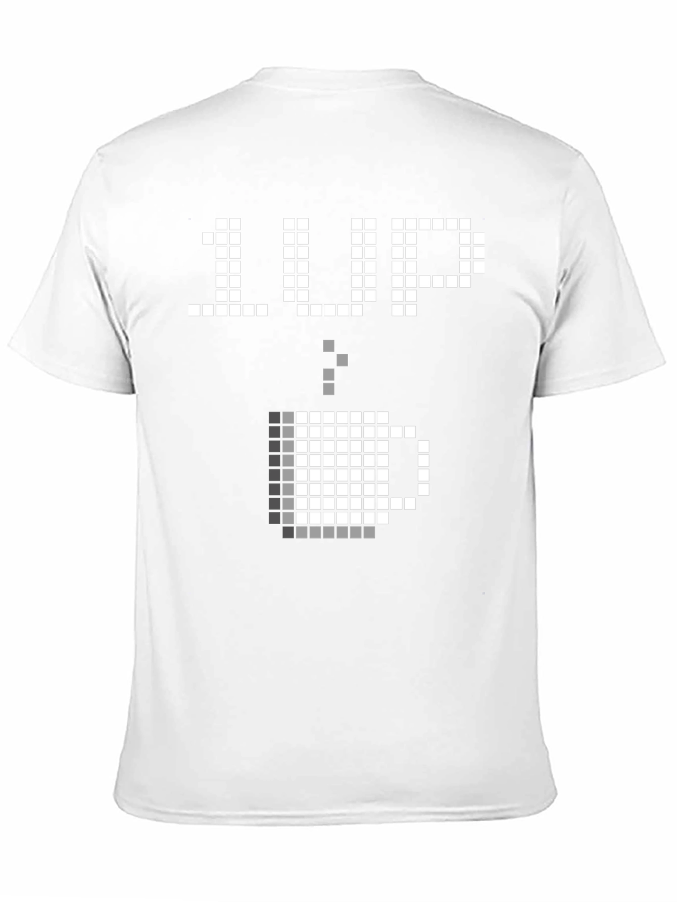1 Up Coffee T-Shirt - Pixel Art Gamer Tee