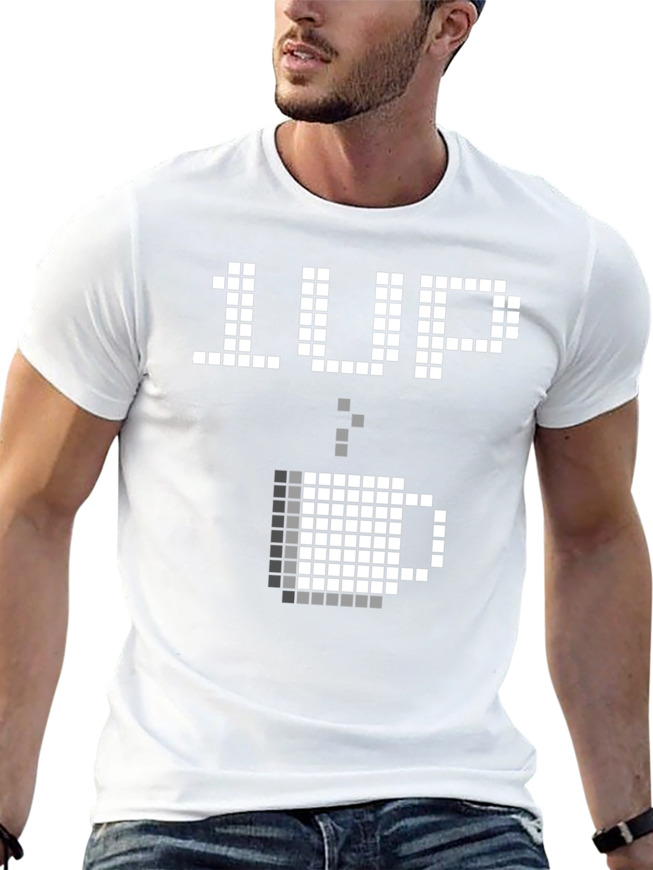 1 Up Coffee T-Shirt - Pixel Art Gamer Tee