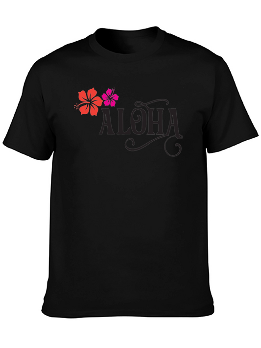 Aloha Flower Graphic T-Shirt