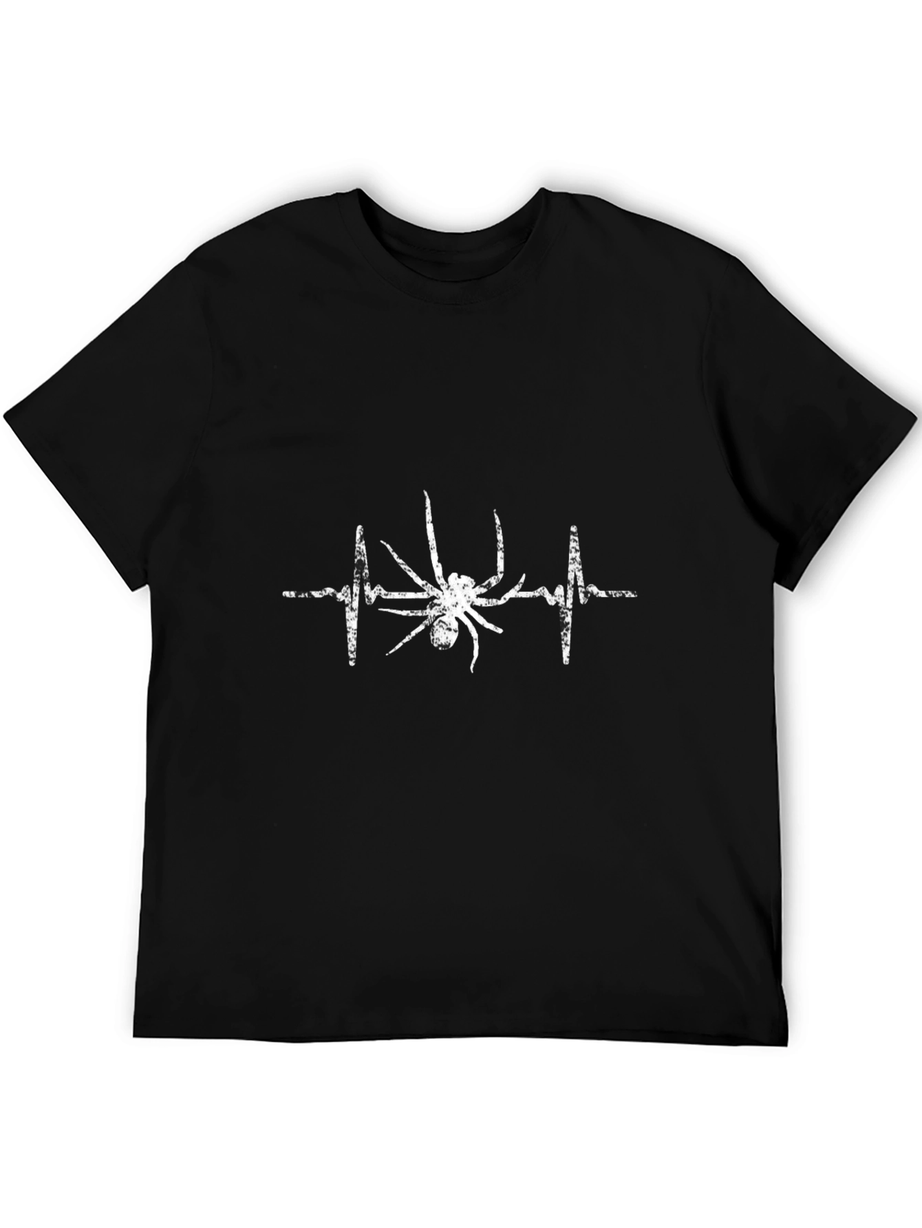 Spider Heartbeat T-Shirt - Creepy Crawly Design