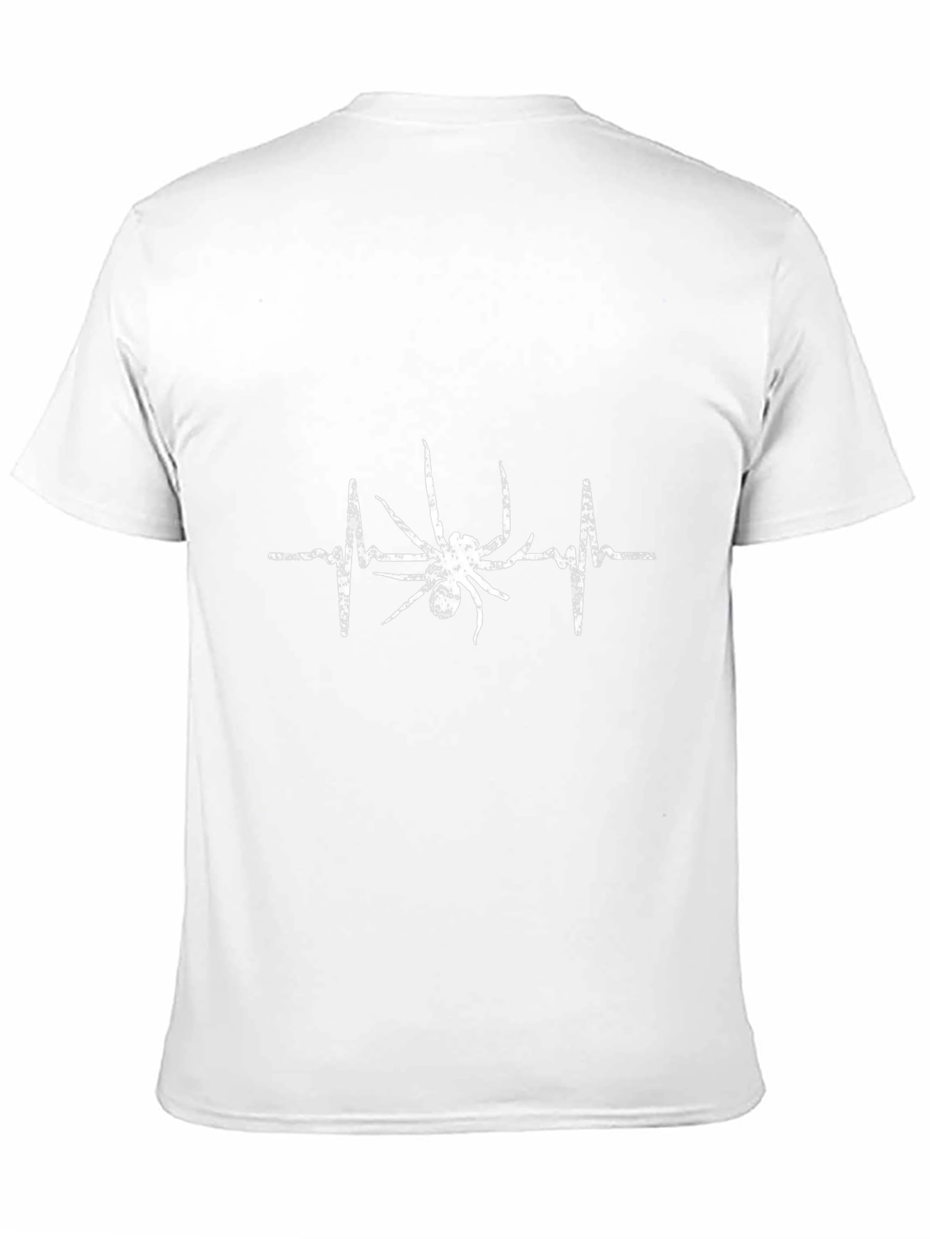 Spider Heartbeat T-Shirt - Creepy Crawly Design