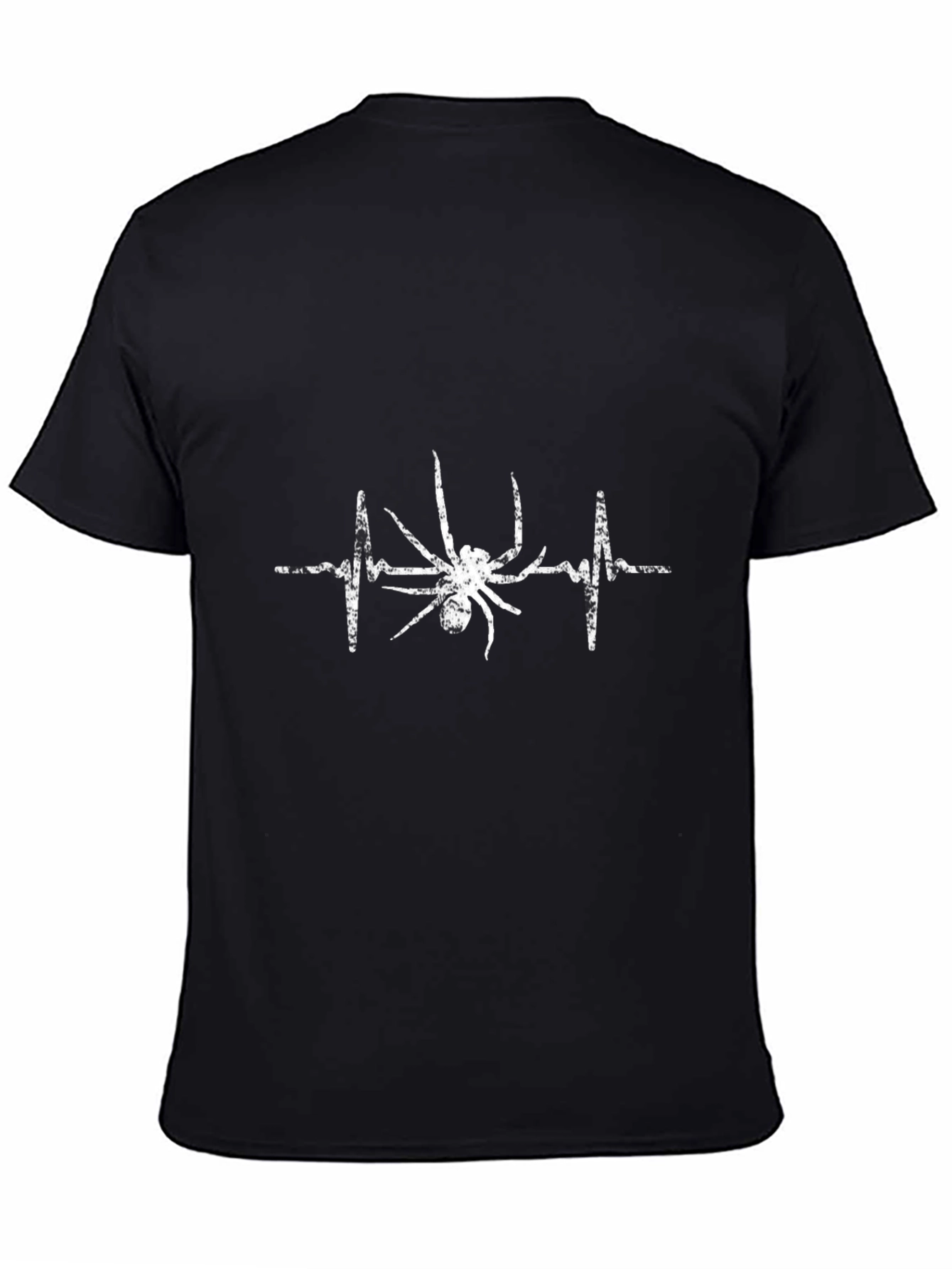 Spider Heartbeat T-Shirt - Creepy Crawly Design