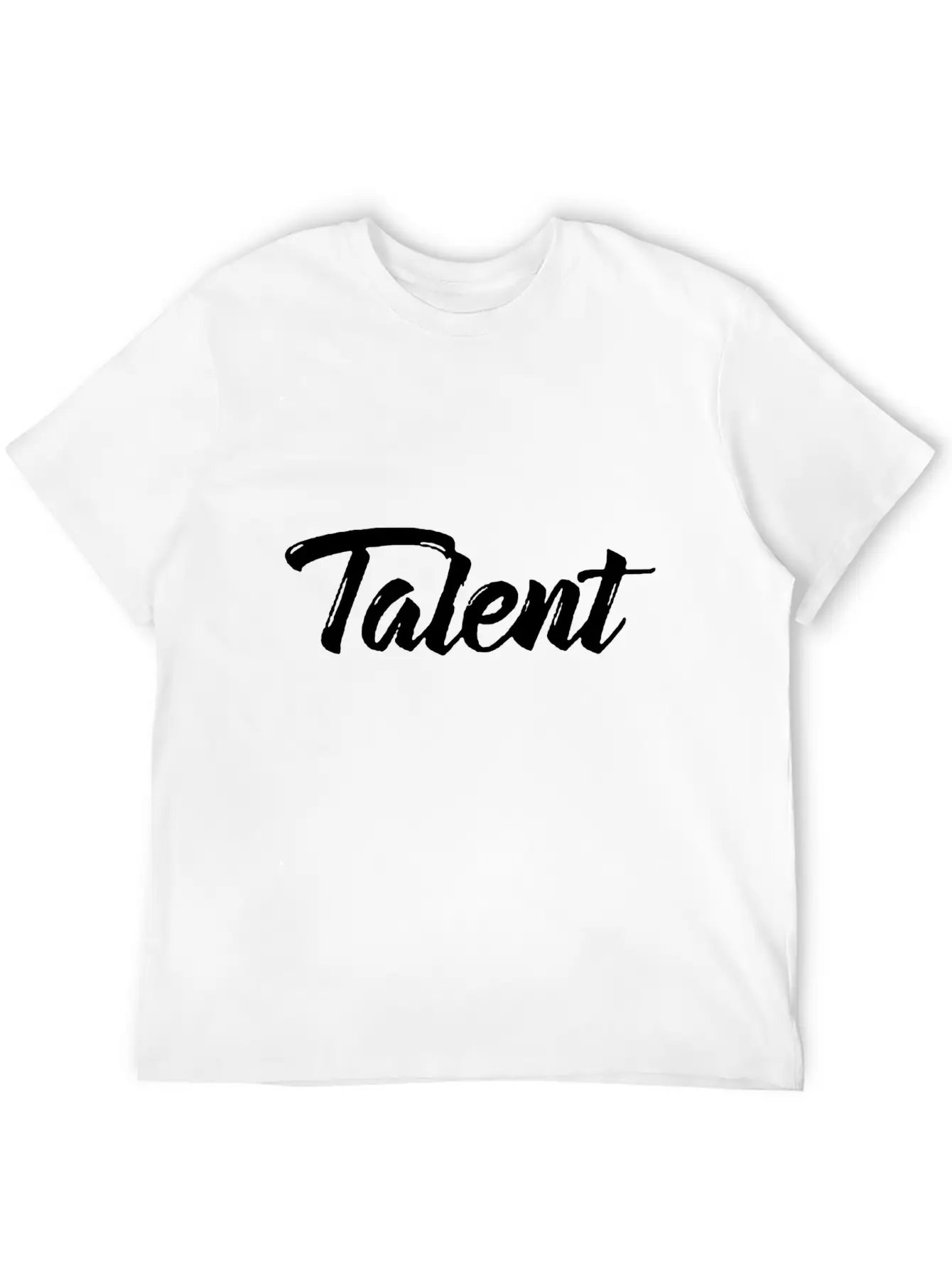 Talent Typography Funny Unisex Casual T-Shirt – Clean Design For Daily Comfort