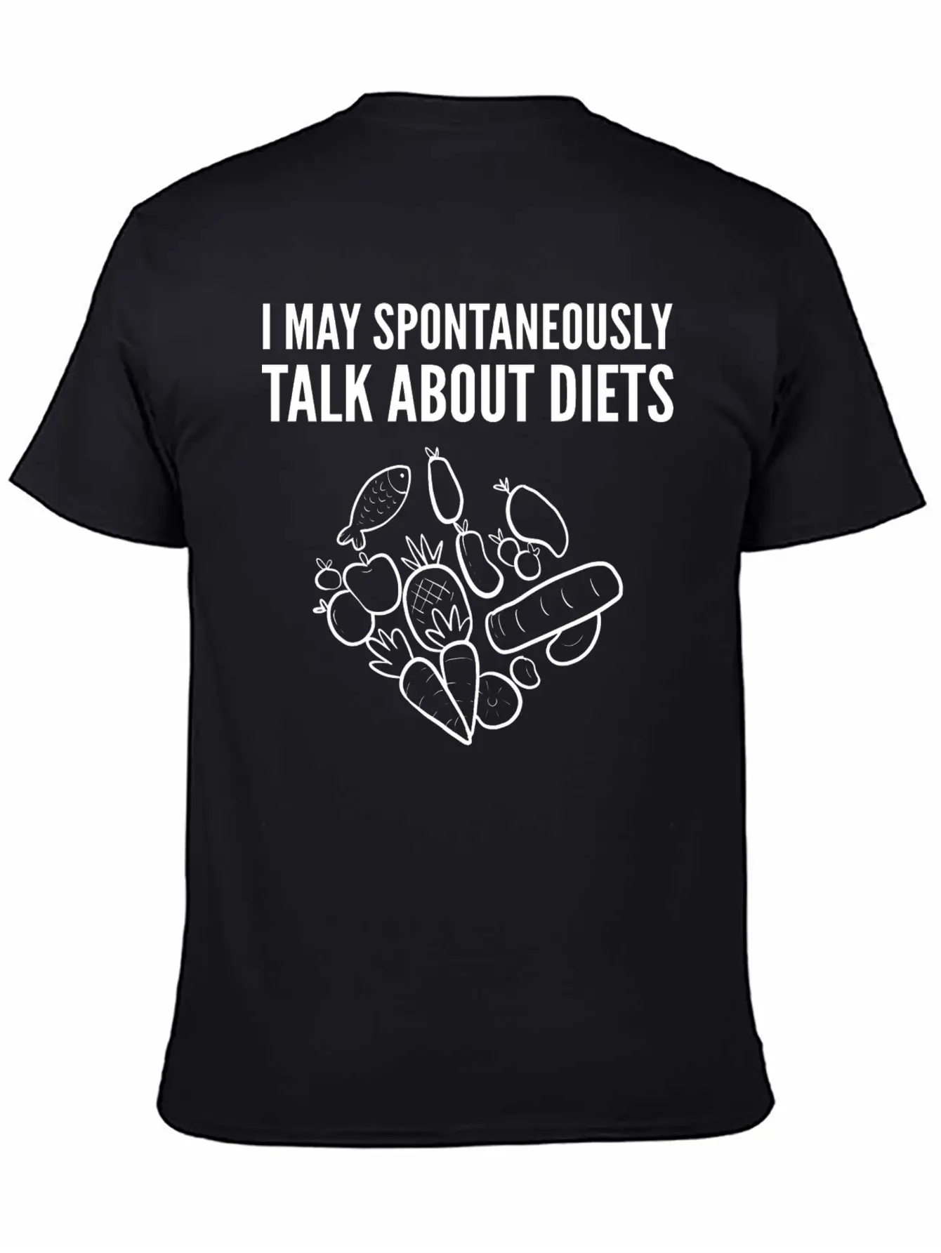 Talk About Diets Dietitians Gift Basic Graphic T-Shirt – Daily Comfort In Soft Cotton
