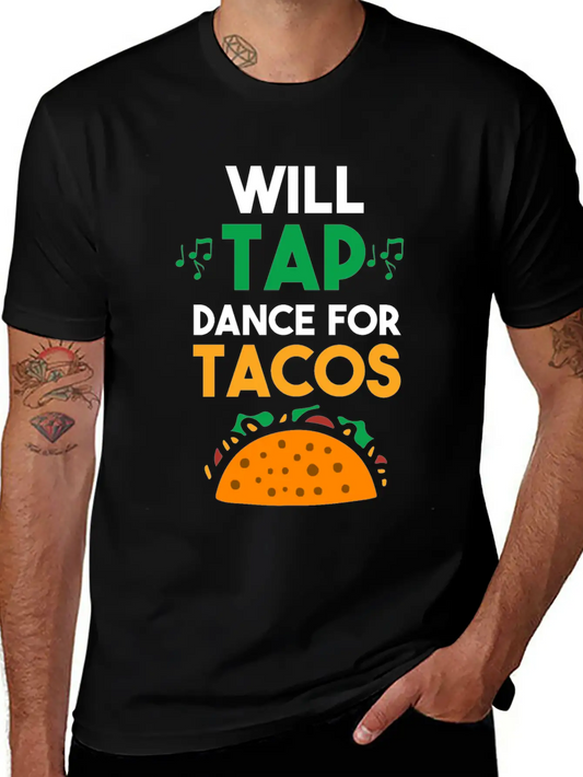 Tap Dance Feet Stomp Rhythm Taco Lover Soft Cotton Short Sleeve Tee – Unisex Wardrobe Staple