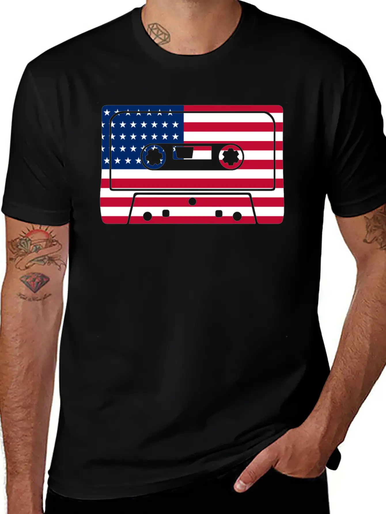 Tape Cassette Mixtape Unisex Casual T-Shirt – Clean Design For Daily Comfort