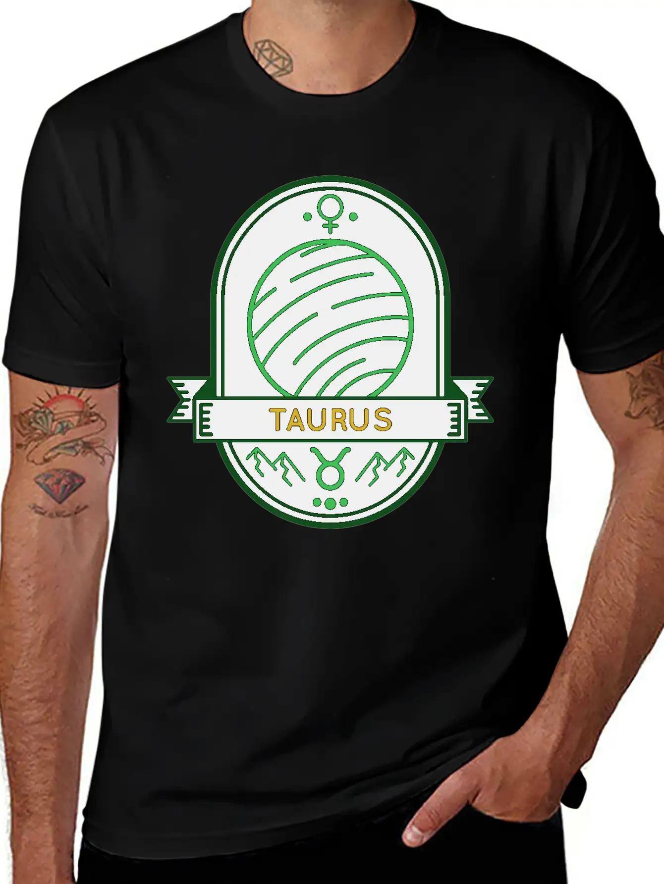 Taurus Planet Earth Unisex Casual T-Shirt – Clean Design For Daily Comfort