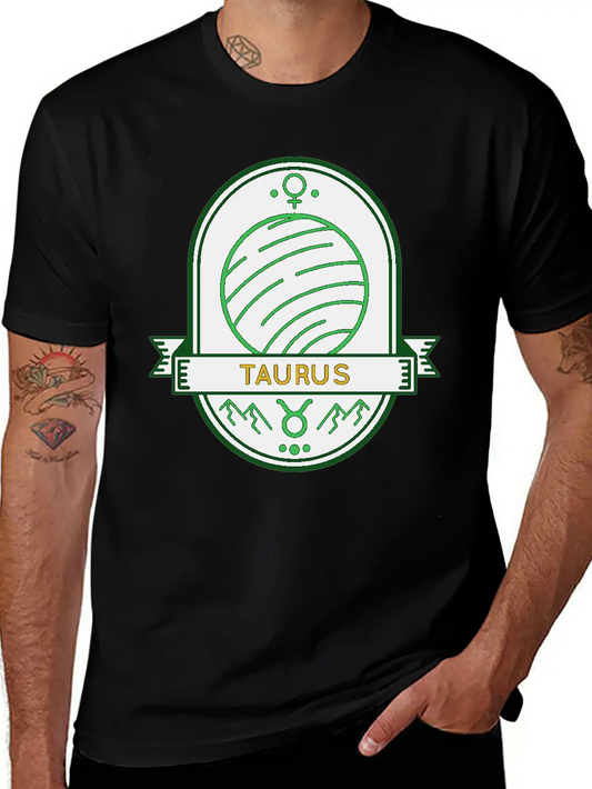 Taurus Planet Earth Unisex Casual T-Shirt – Clean Design For Daily Comfort