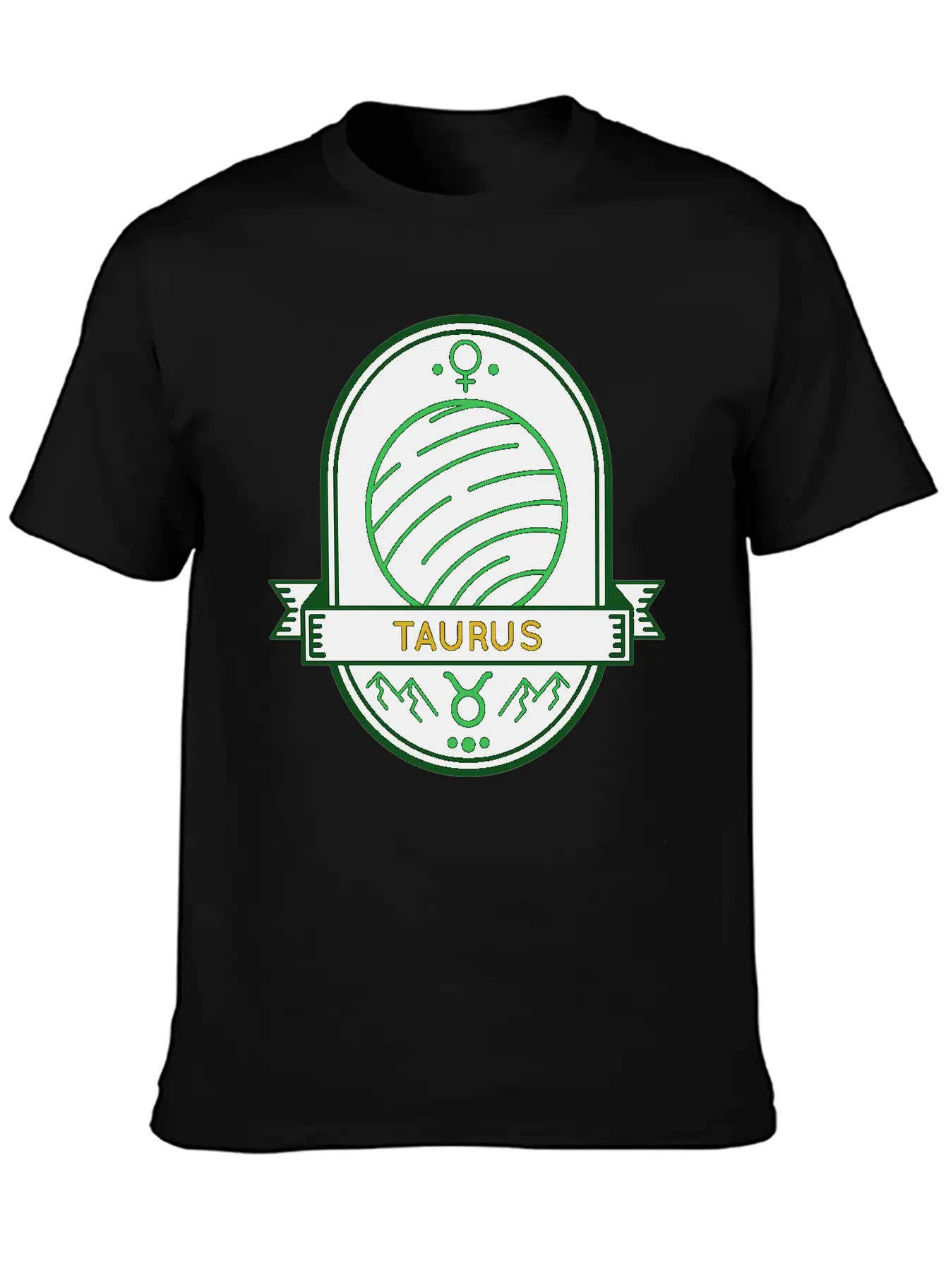 Taurus Planet Earth Unisex Casual T-Shirt – Clean Design For Daily Comfort