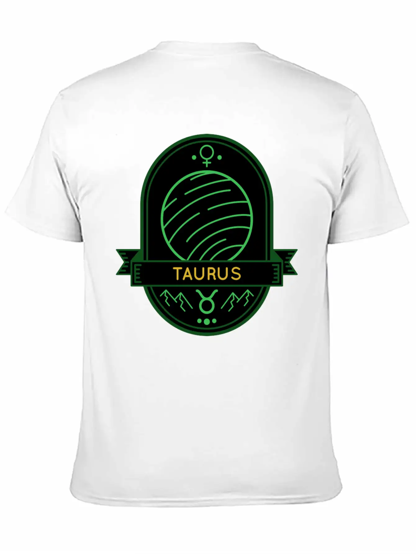 Taurus Planet Earth Unisex Casual T-Shirt – Clean Design For Daily Comfort
