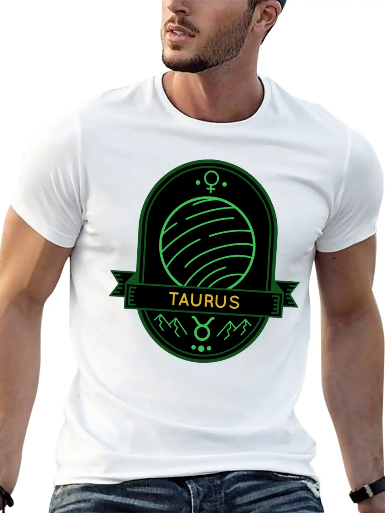 Taurus Planet Earth Unisex Casual T-Shirt – Clean Design For Daily Comfort