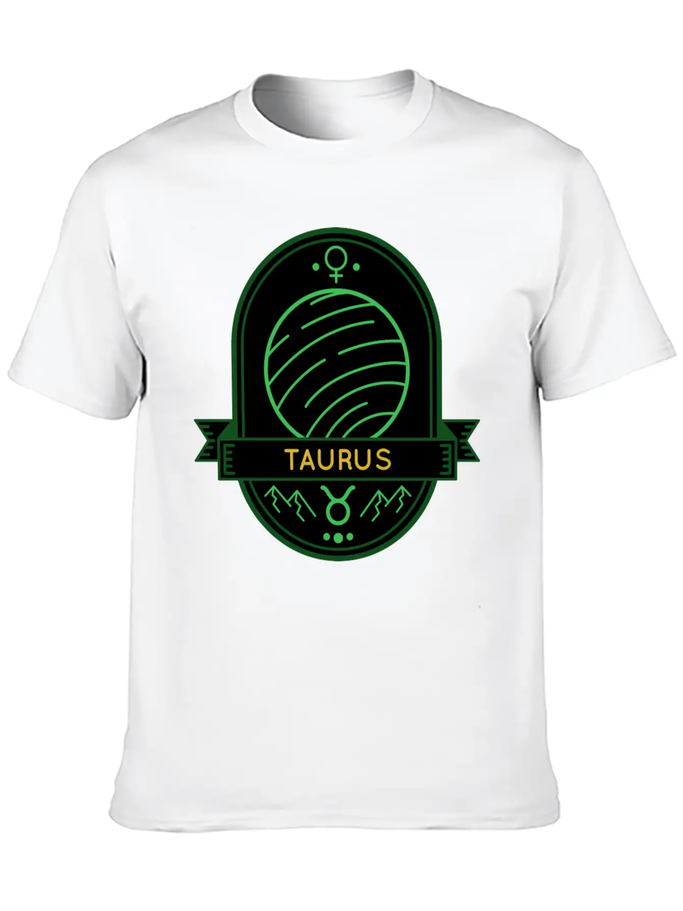 Taurus Planet Earth Unisex Casual T-Shirt – Clean Design For Daily Comfort