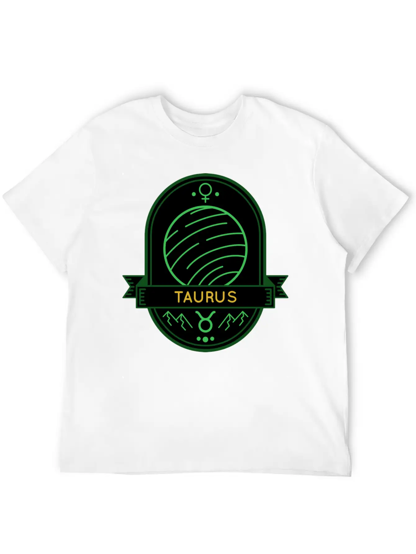 Taurus Planet Earth Unisex Casual T-Shirt – Clean Design For Daily Comfort