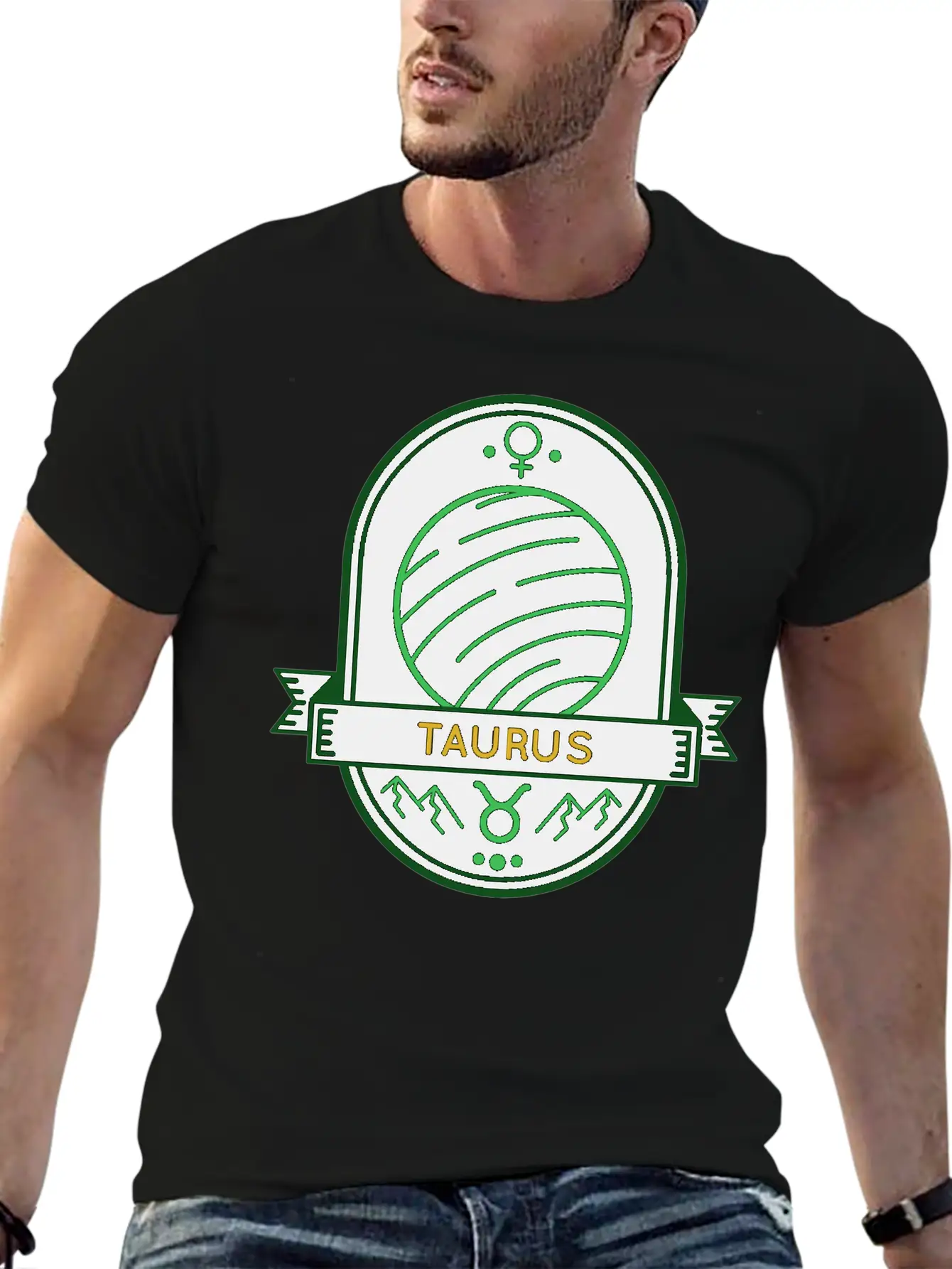 Taurus Planet Earth Unisex Casual T-Shirt – Clean Design For Daily Comfort