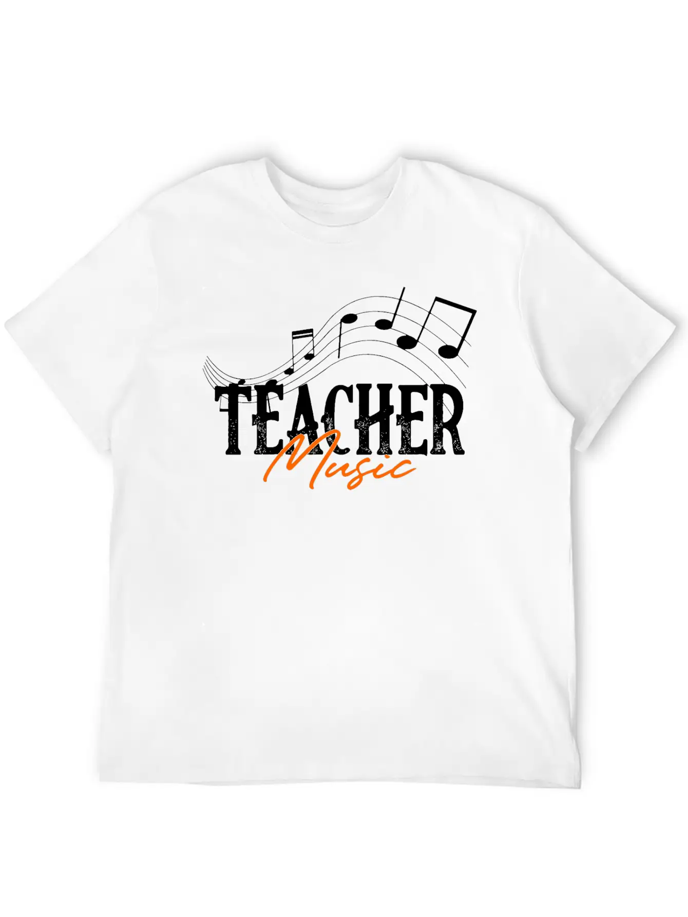 Teacher Music Modern Fit Casual T-Shirt ��� Clean And Versatile Design