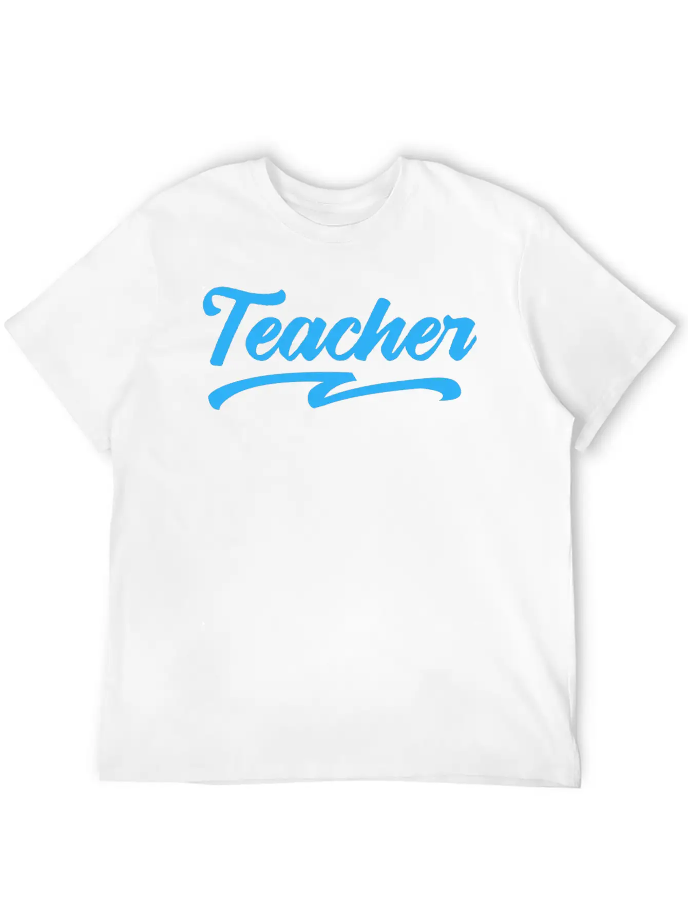Teacher Typography Text Unisex Casual T-Shirt – Clean Design For Daily Comfort