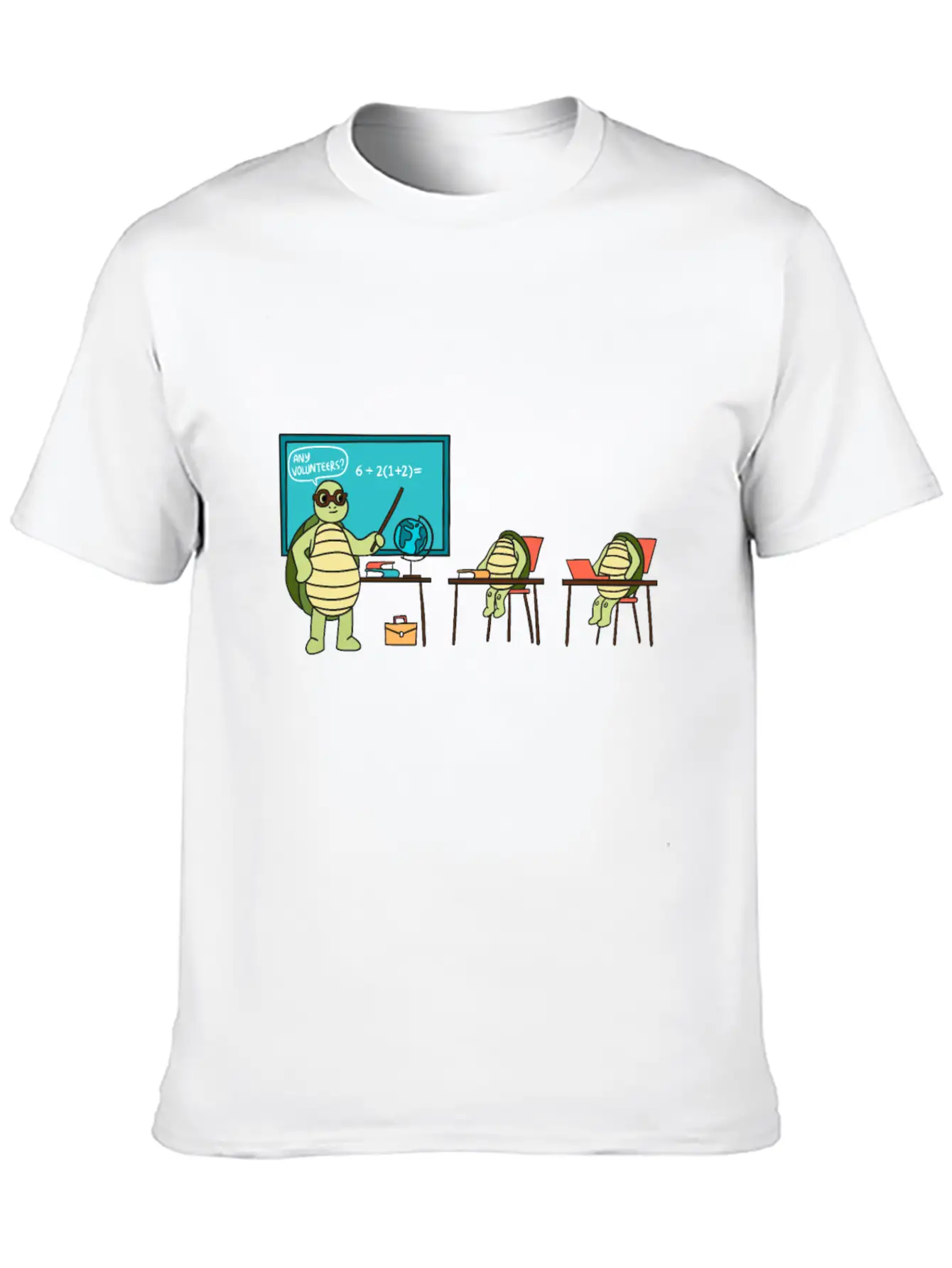 Teaching Turtle Essential Cotton Tee For Daily Outfits – Unisex Style