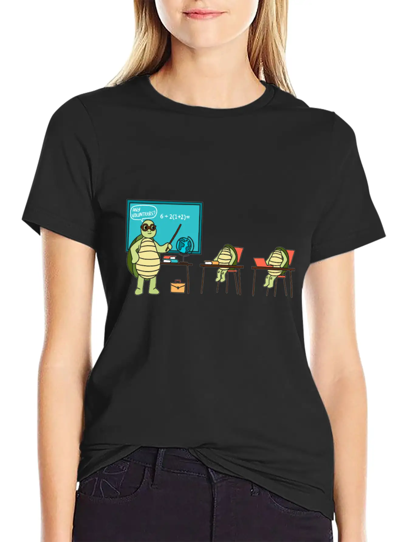 Teaching Turtle Essential Cotton Tee For Daily Outfits – Unisex Style