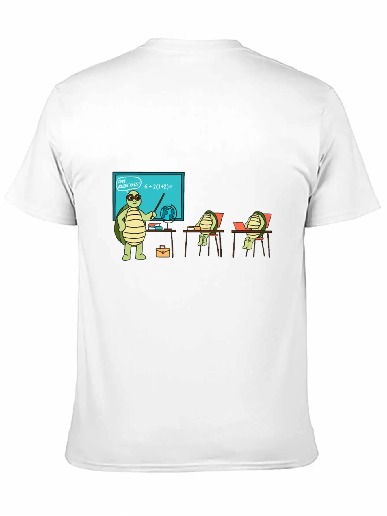 Teaching Turtle Essential Cotton Tee For Daily Outfits – Unisex Style