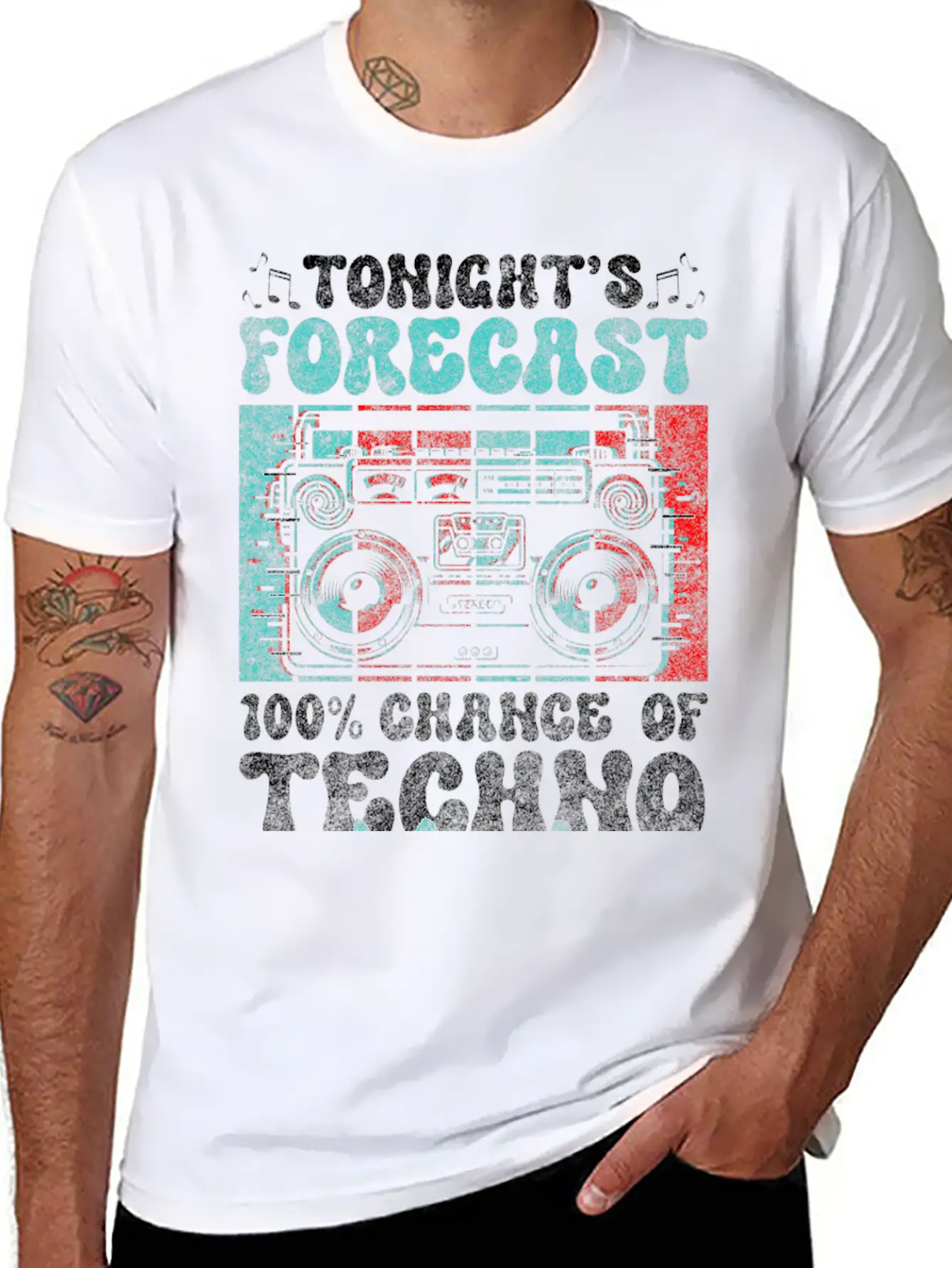 Techno Celebrations Disco Techno Fan Lightweight Cotton T-Shirt – Daily Comfort Graphic Shirt