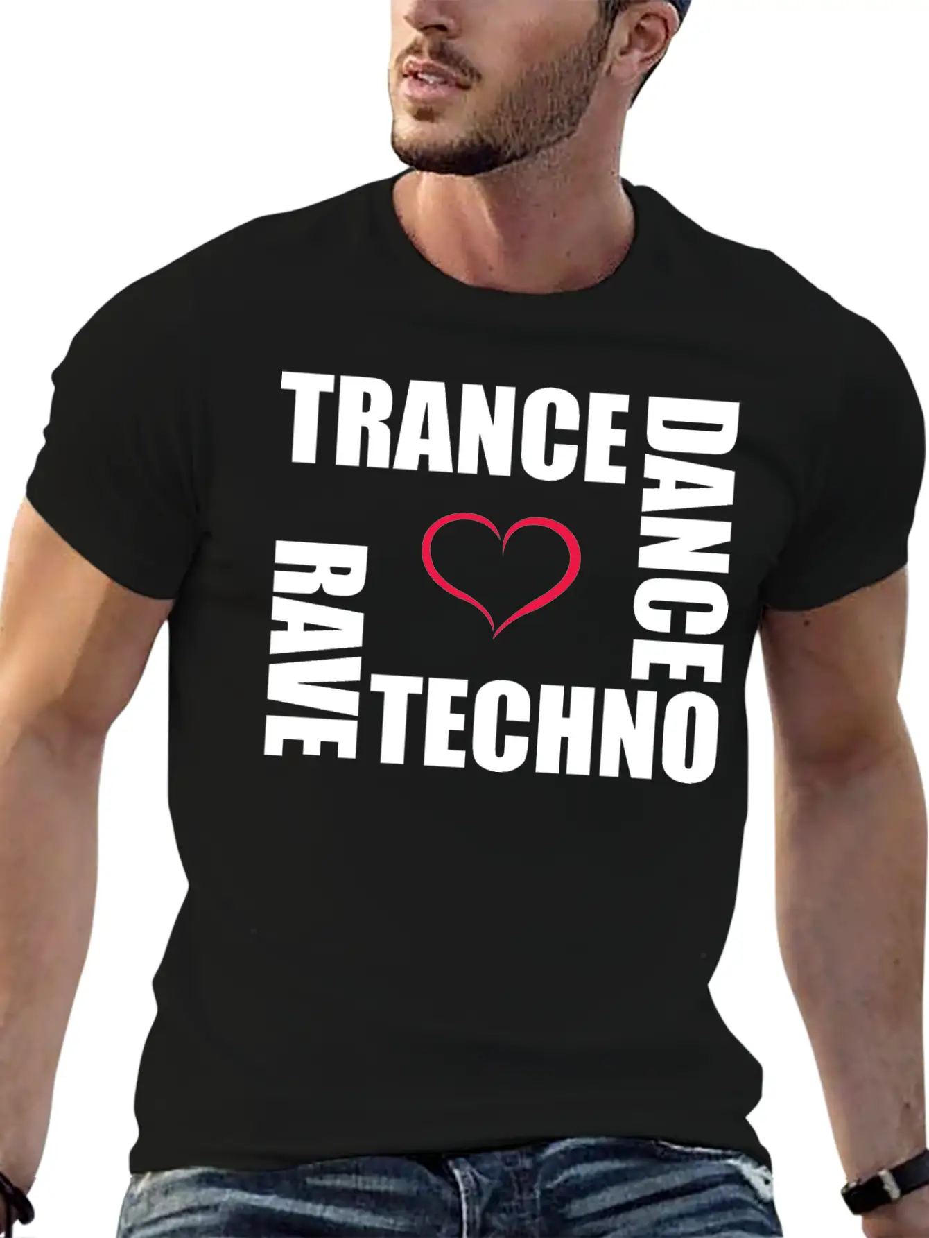 Techno Dance Trance Rave Relaxed Everyday Tee – Lightweight And Durable Cotton