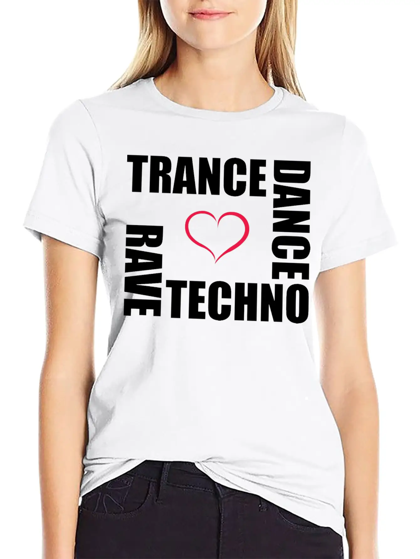 Techno Dance Trance Rave Relaxed Everyday Tee – Lightweight And Durable Cotton