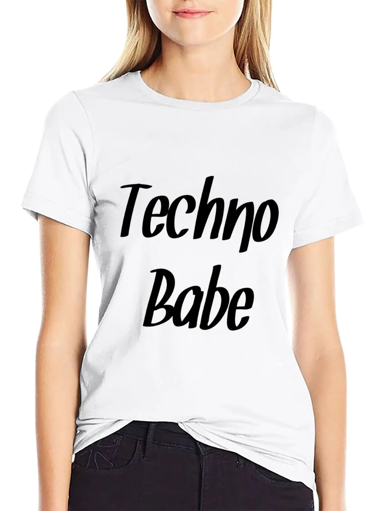Techno Essential Cotton Tee For Daily Outfits – Unisex Style