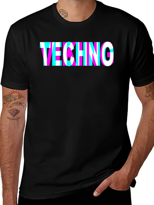 TECHNO VIKING Classic Fit Graphic Tee For Daily Comfort – Unisex Cotton Shirt