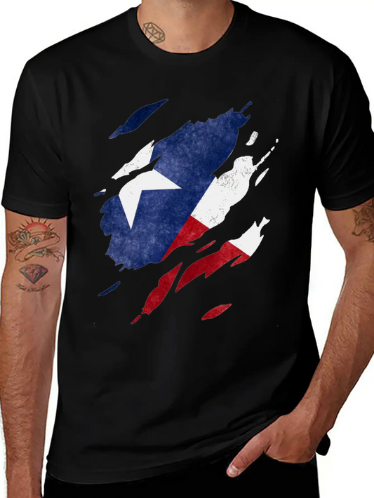Texas Flag Visible Unisex Casual T-Shirt ��� Clean Design For Daily Comfort