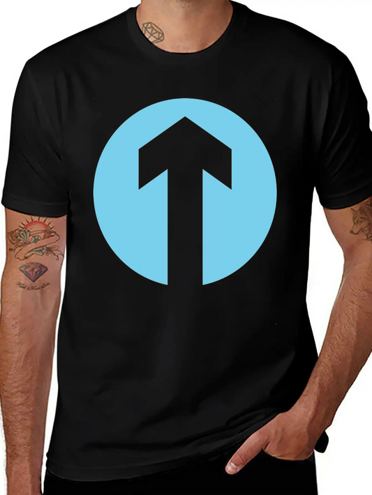 TFP Arrow Blue Unisex Casual T-Shirt – Clean Design For Daily Comfort