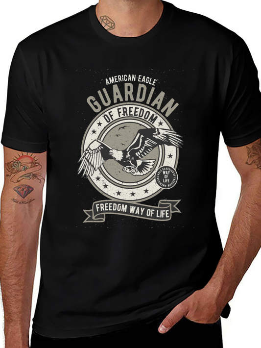 American Eagle Guardian T-Shirt - Freedom Way of Life Tee
