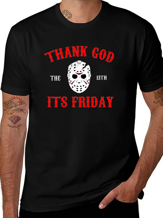 THANK GOD IT'S FRIDAY TGIF FUNNY SHIRT Essential Cotton Tee For Daily Outfits – Unisex Style