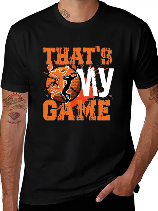 That S My Game Basketball Modern Fit Casual T-Shirt – Clean And Versatile Design