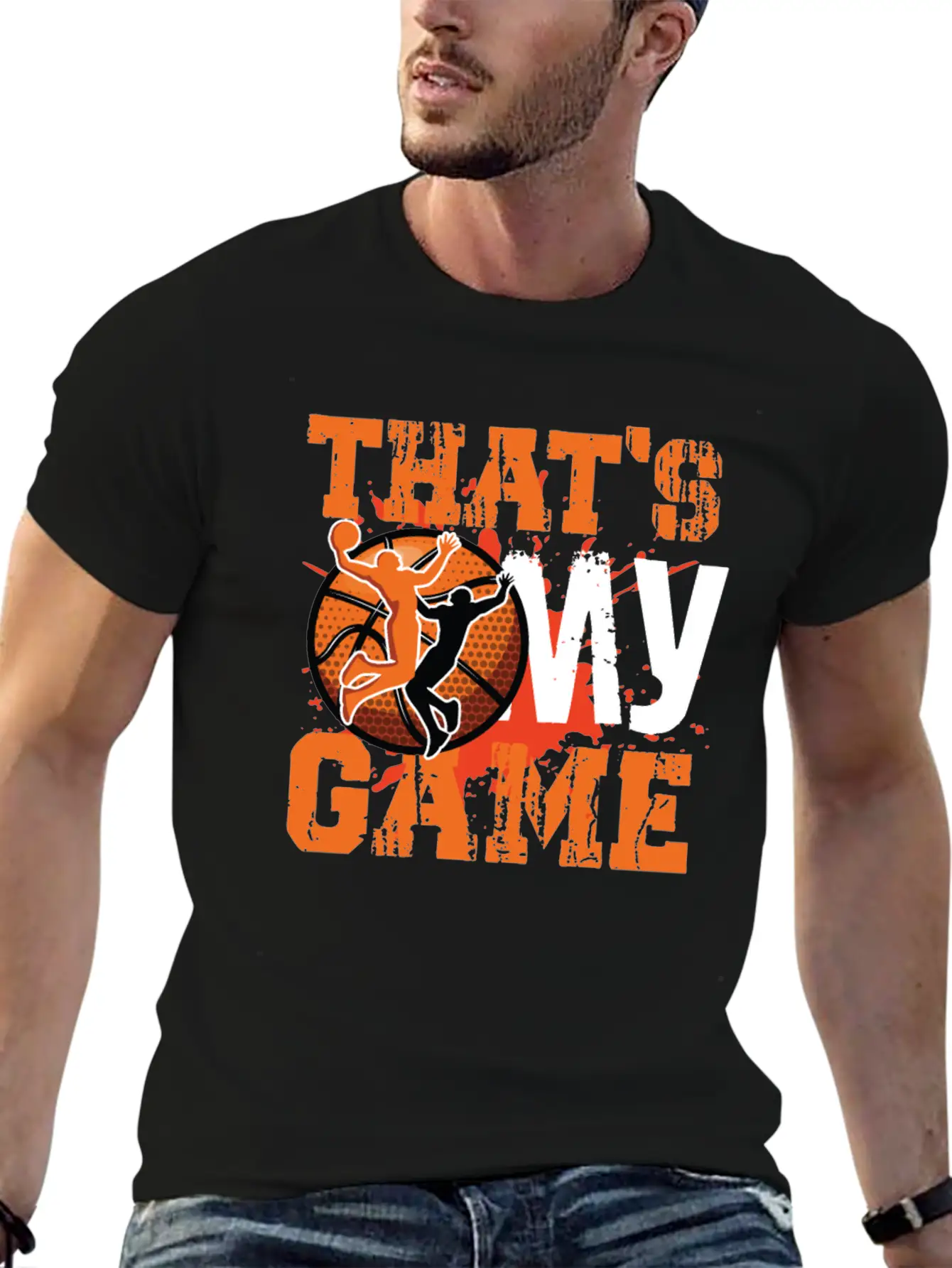 That S My Game Basketball Modern Fit Casual T-Shirt – Clean And Versatile Design