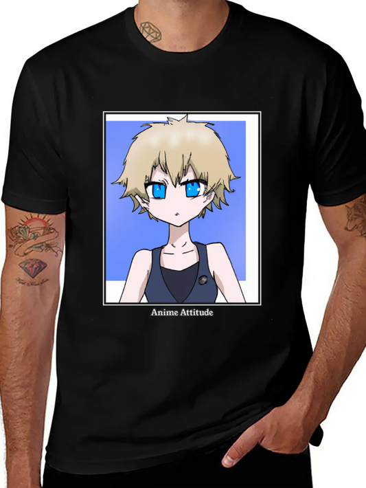 The Anime Attitude Girl Unisex Casual T-Shirt ��� Clean Design For Daily Comfort