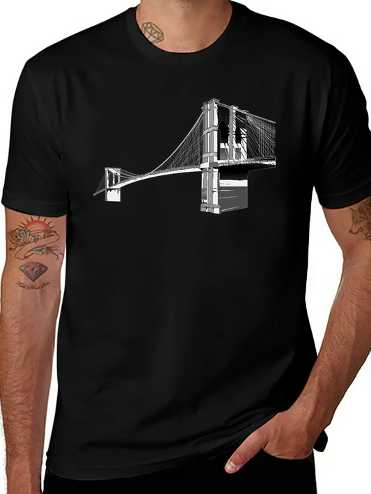 The Brooklyn Bridge Basic Graphic T-Shirt – Daily Comfort In Soft Cotton