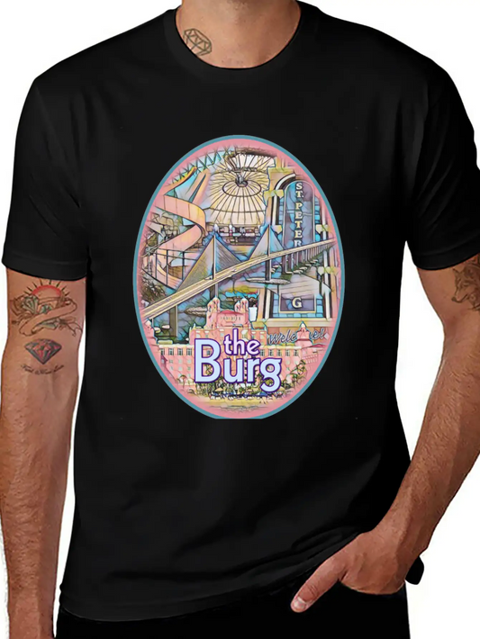 The Burg Unisex Casual T-Shirt – Clean Design For Daily Comfort