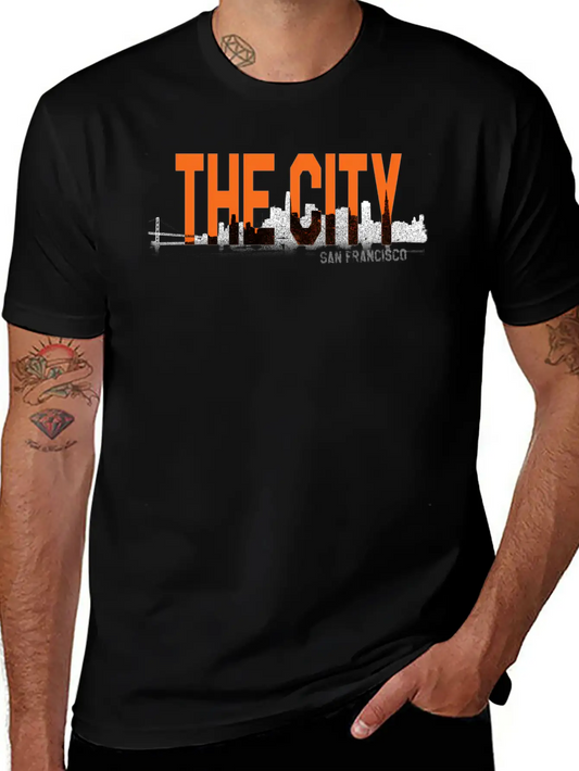 The City San Fraco Lightweight Cotton T-Shirt – Daily Comfort Graphic Shirt