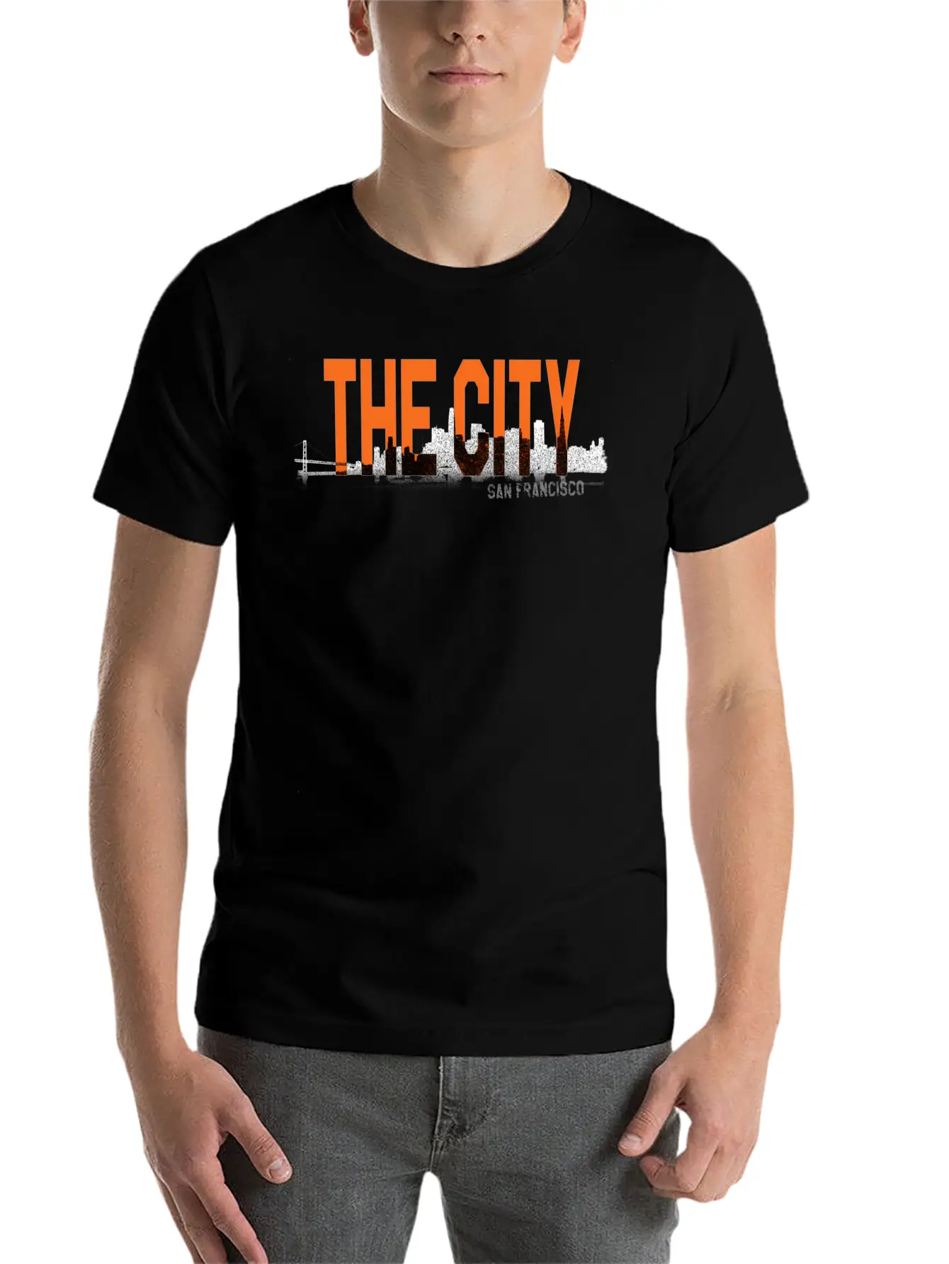 The City San Fraco Lightweight Cotton T-Shirt – Daily Comfort Graphic Shirt