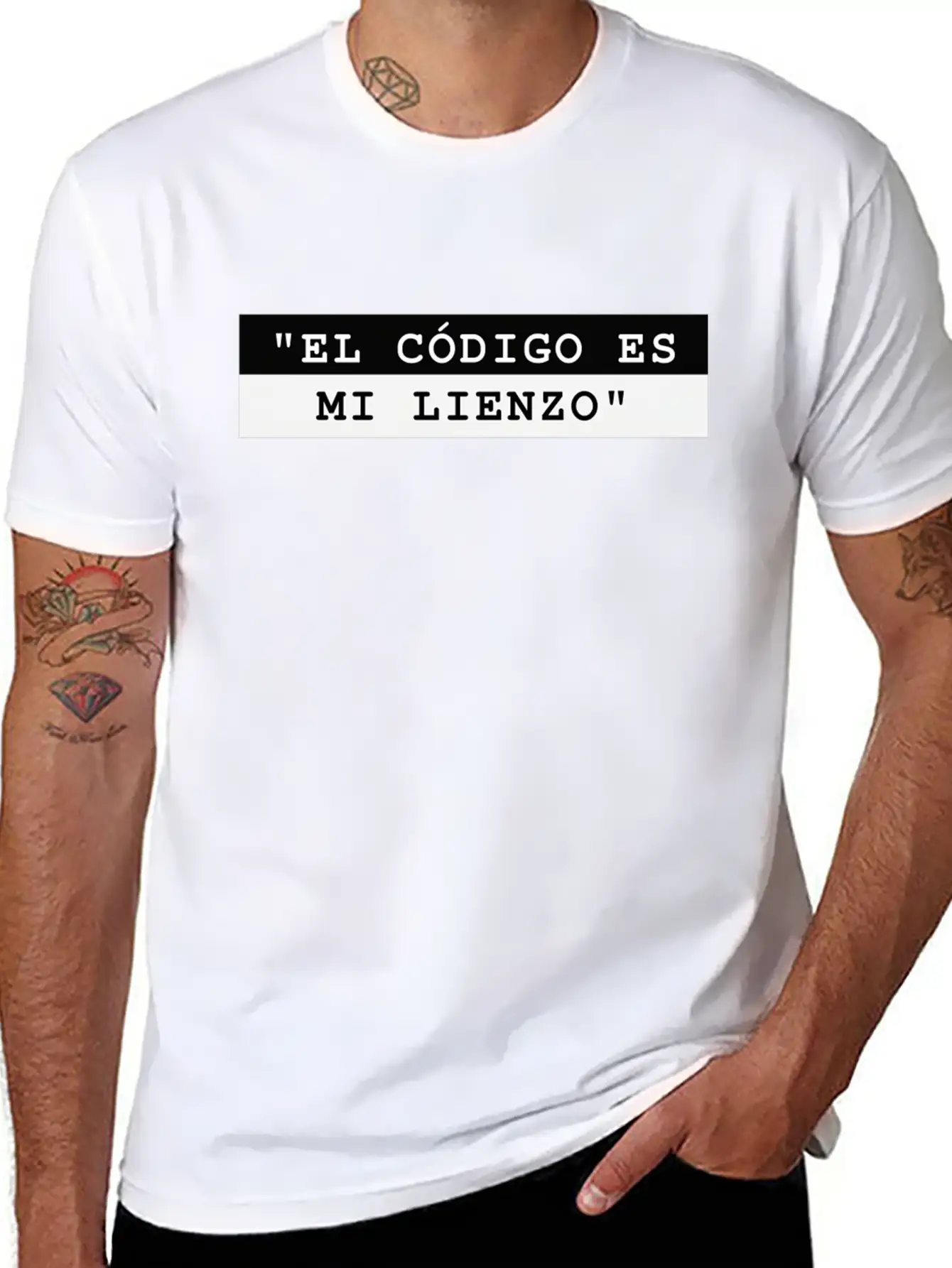 ¡The Code Is My Canvas! Unisex Casual T-Shirt – Clean Design For Daily Comfort