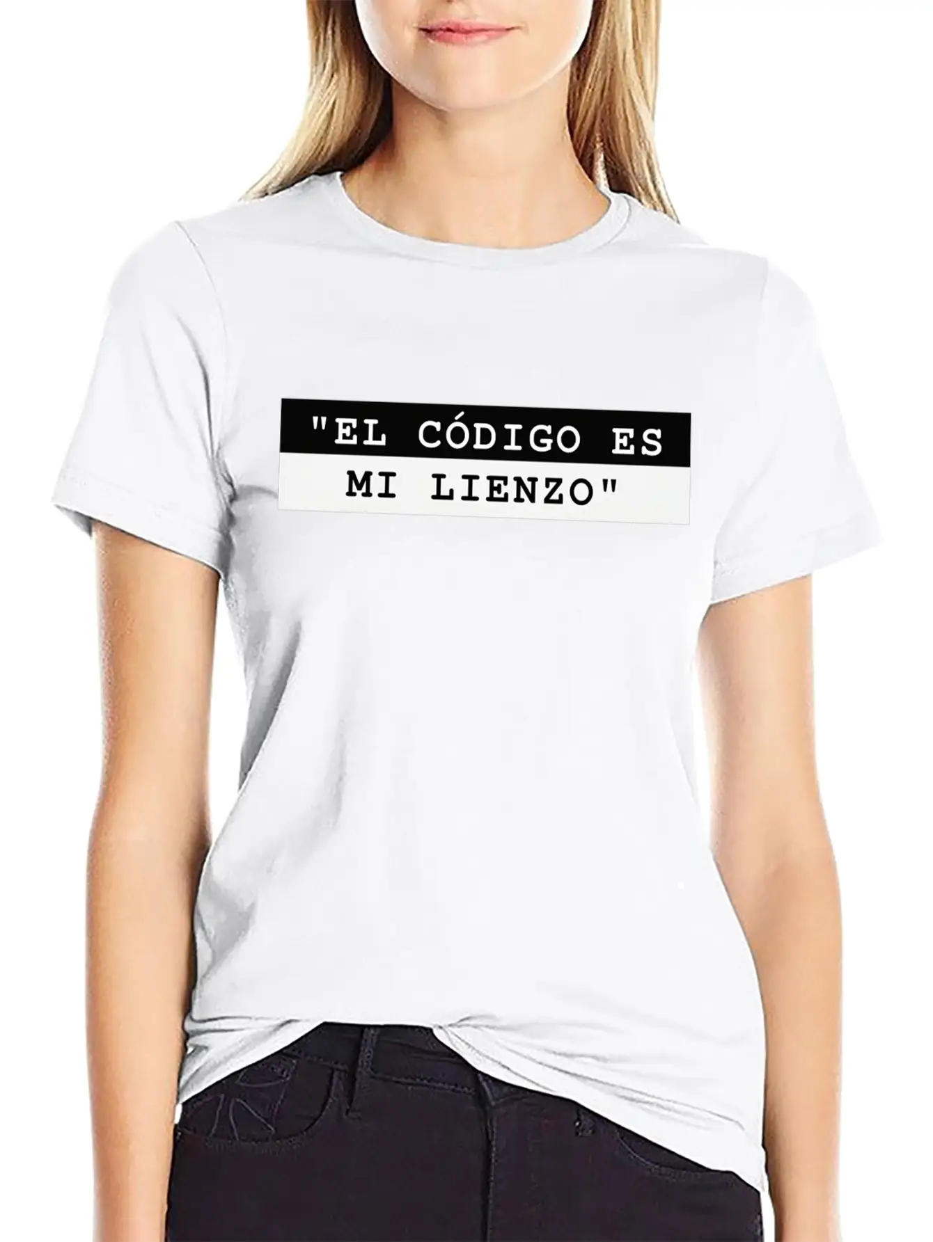 ¡The Code Is My Canvas! Unisex Casual T-Shirt – Clean Design For Daily Comfort