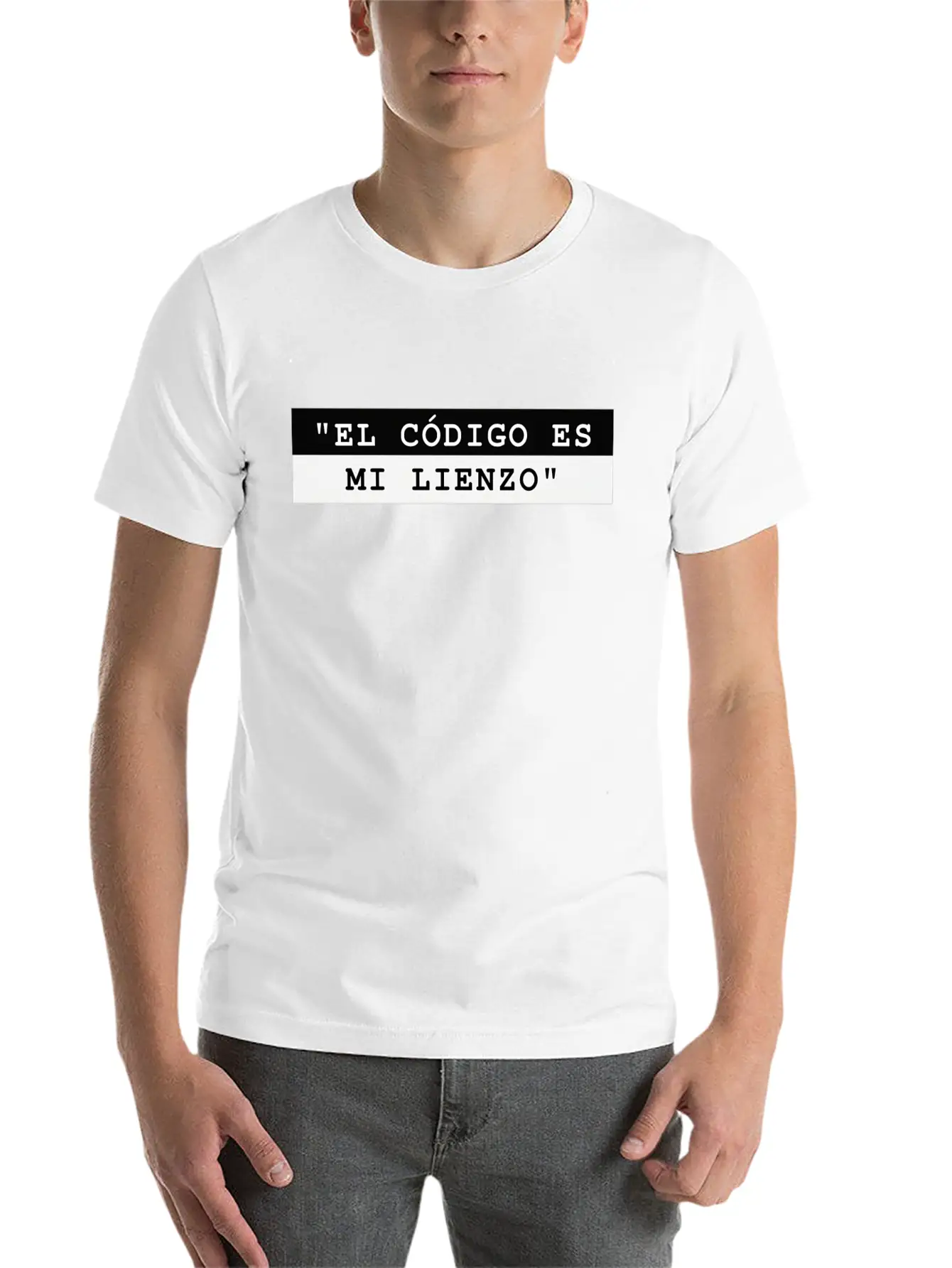 ¡The Code Is My Canvas! Unisex Casual T-Shirt – Clean Design For Daily Comfort