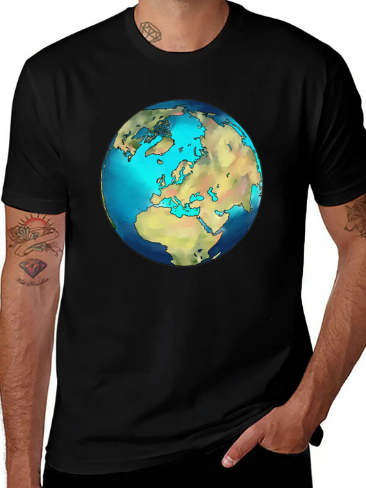 The Earth As A Desert Planet Like Mars Now Modern Fit Casual T-Shirt – Clean And Versatile Design