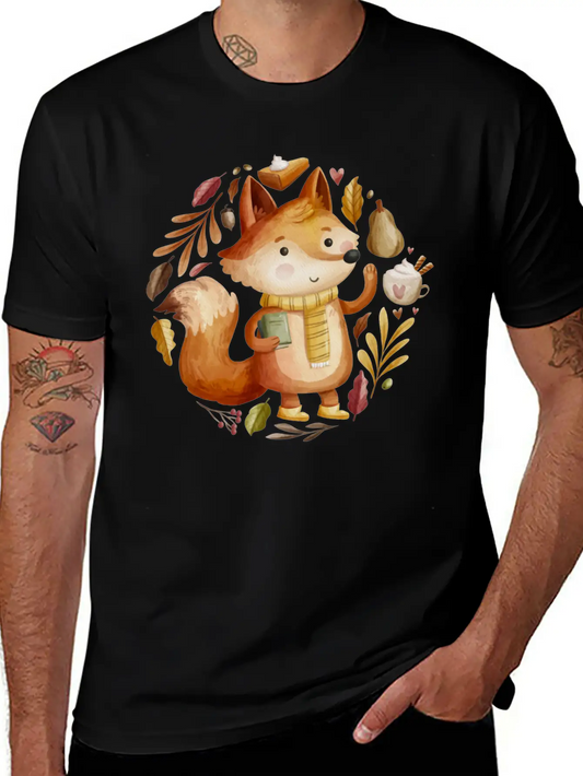 The Fox Autumn Unisex Casual T-Shirt ��� Clean Design For Daily Comfort