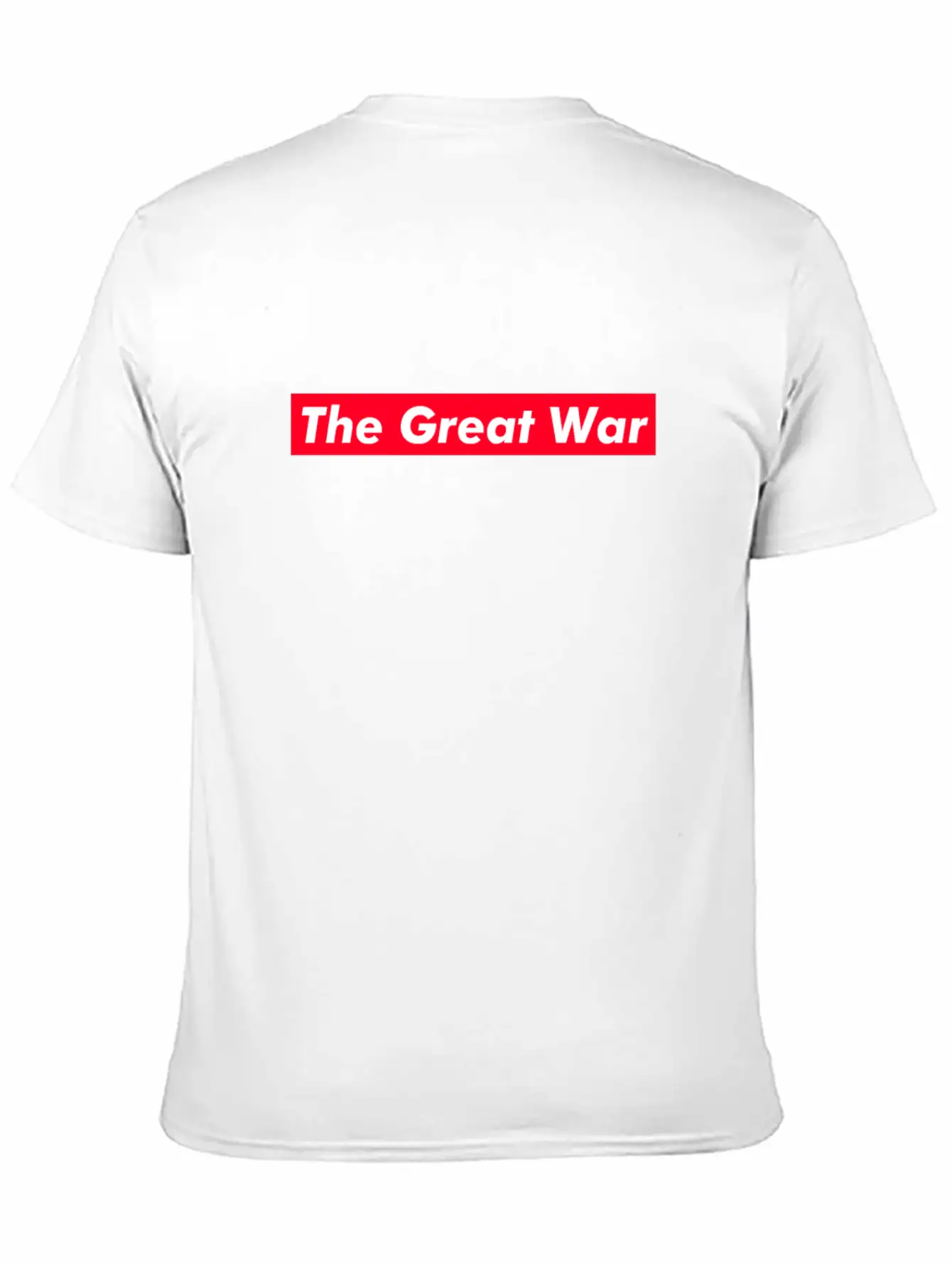 The Great War Red Box Text Gift Music Fan Lover Relaxed Everyday Tee – Lightweight And Durable Cotton